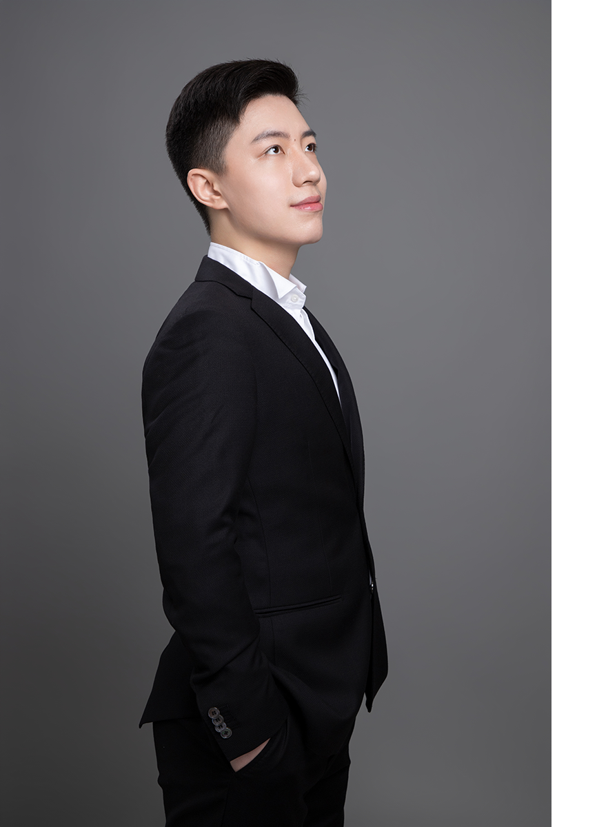 "Portrait of Concerto Competition winner Ke Wang"